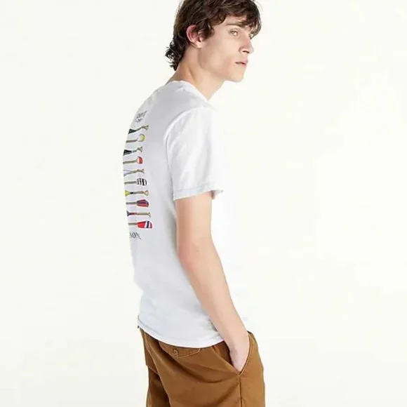 New mens  XL J Crew x Sanborn Canoe Company x Merrimack paddle t-shirt USA made - Picture 11 of 11